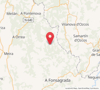 Map of Louteiro, Galicia