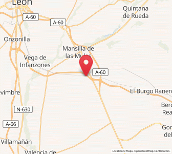 Map of Luengos, Castille and León