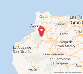 Map of Lugarejos, Canary Islands