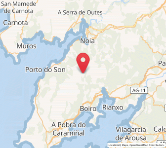Map of Macenda, Galicia