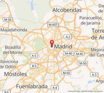 Map of Madrid, Madrid