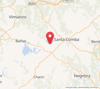 Map of Mallón, Galicia