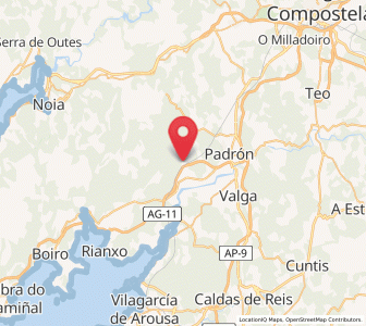 Map of Manselle, Galicia