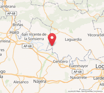 Map of Mañueta / Baños de Ebro, Basque Country