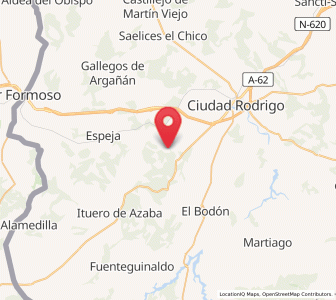 Map of Manzano, Castille and León