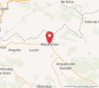 Map of Maranchón, Castille-La Mancha
