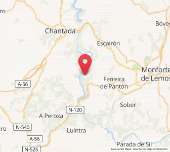 Map of Marce, Galicia
