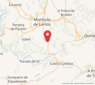 Map of Marcelle, Galicia