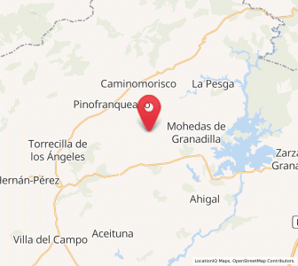 Map of Marchagaz, Extremadura