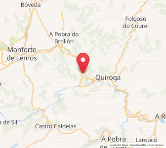 Map of Margaride, Galicia
