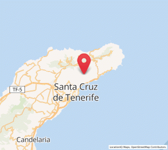 Map of María Jiménez, Canary Islands