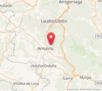 Map of Mariaca, Basque Country