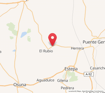 Map of Marinaleda, Andalusia