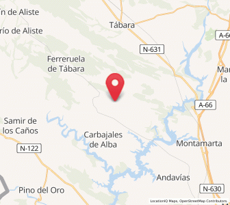 Map of Márquiz de Alba, Castille and León
