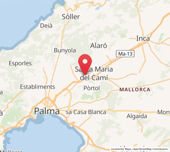 Map of Marratxinet, Balearic Islands