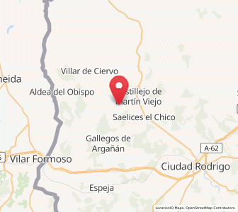 Map of Martillán, Castille and León