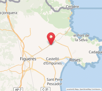 Map of Marzà, Catalonia