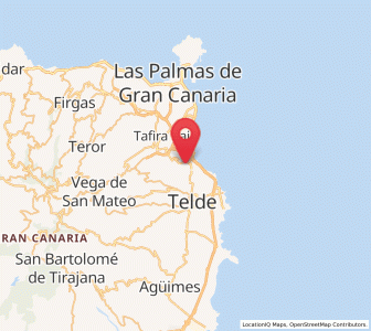 Map of Marzagán, Canary Islands