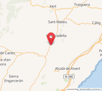 Map of Mas d'en Rieres, Valencia