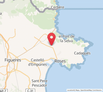 Map of Mas Isaac, Catalonia