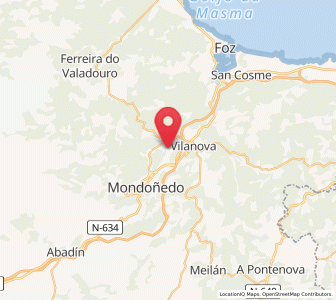 Map of Masma, Galicia