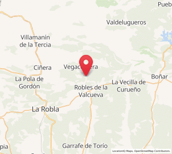 Map of Matallana de Torío, Castille and León