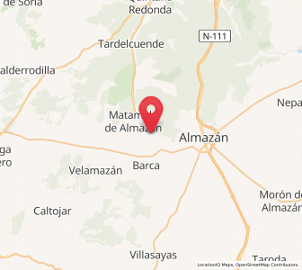 Map of Matute de Almazán, Castille and León