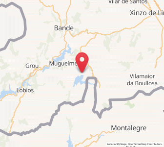 Map of Maus de Salas, Galicia