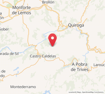 Map of Mazaira, Galicia