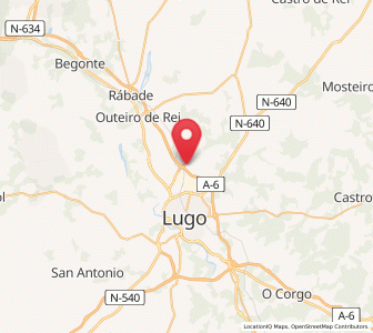 Map of Mazoy, Galicia