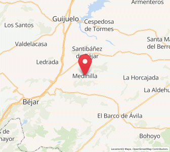 Map of Medinilla, Castille and León