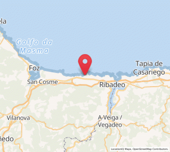Map of Meirengos, Galicia
