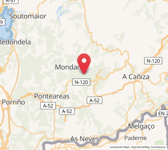 Map of Meirol, Galicia