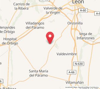 Map of Méizara, Castille and León