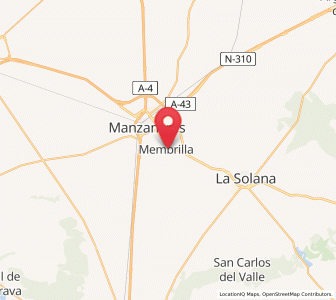 Map of Membrilla, Castille-La Mancha