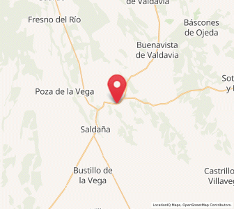 Map of Membrillar, Castille and León