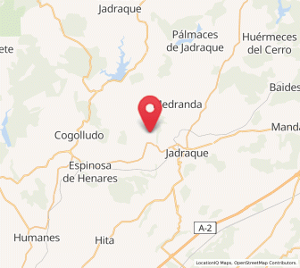 Map of Membrillera, Castille-La Mancha