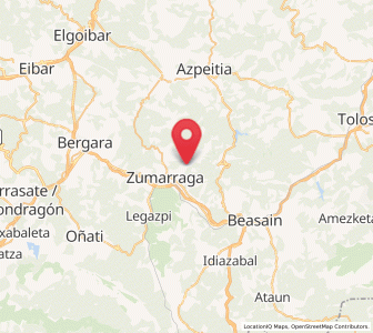 Map of Mendietxea, Basque Country