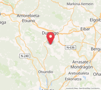Map of Mendiola, Basque Country