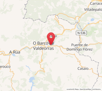 Map of Millarouso, Galicia