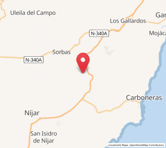 Map of Mizala, Andalusia