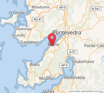 Map of Mogor, Galicia