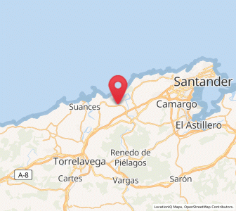 Map of Mogro, Cantabria