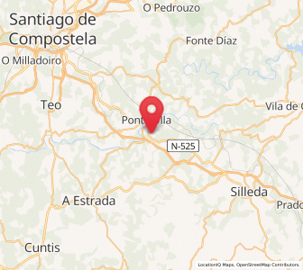 Map of Moimenta, Galicia
