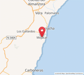 Map of Mojacar, Andalusia