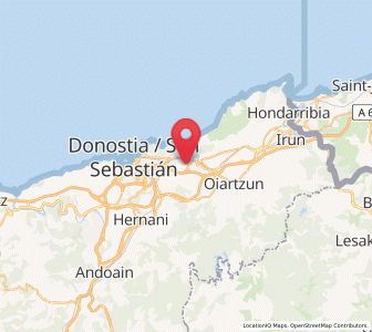 Map of Molinao, Basque Country