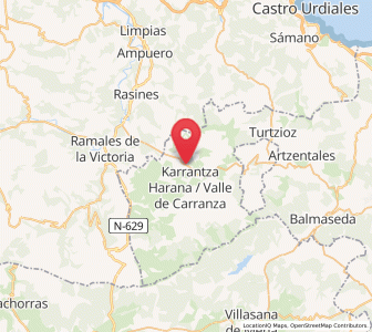 Map of Molinar, Basque Country