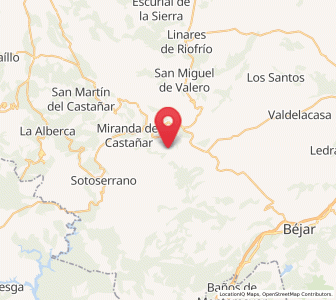 Map of Molinillo, Castille and León