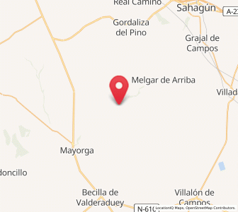 Map of Monasterio de Vega, Castille and León