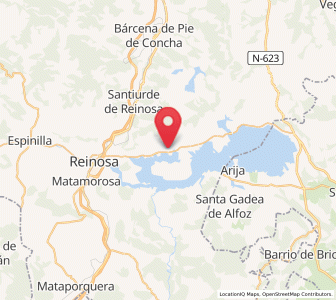 Map of Monegro, Cantabria